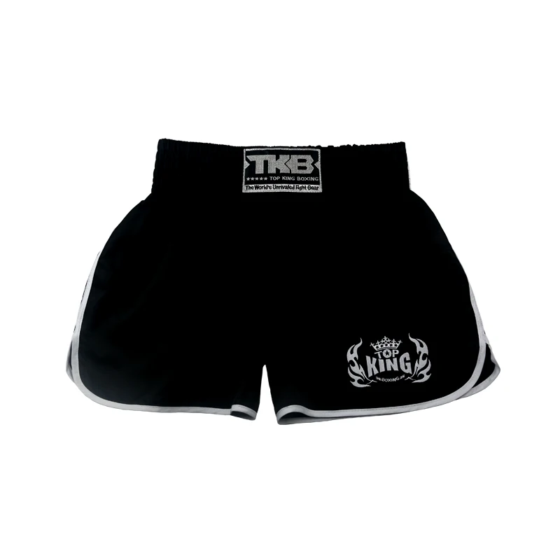 

Hot Sale MMA Men's Muay Thai Boxing Shorts Fitness Breathable Martial Arts Fighting Boxeo Trunks Black Blue Color TrainningShort