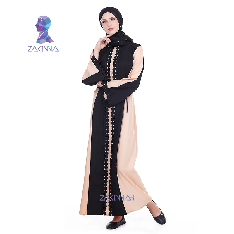 Zakiyyah модное кружевное длинное платье отправка с подарком мусульманская одежда