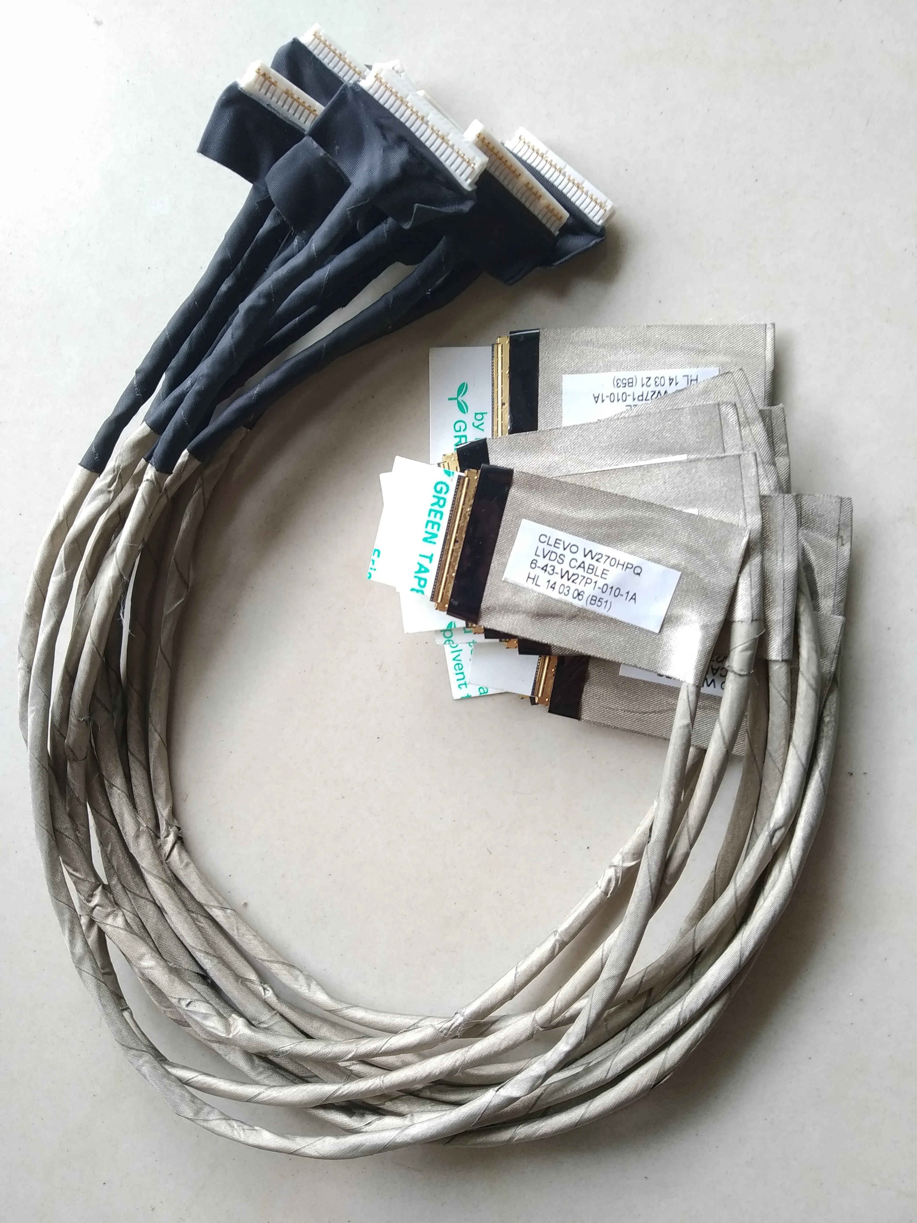W250HUQ LVDS кабель 6 43 W25H1 010 A W270HPQ W27P1 1A 2A для ноутбука CLEVO новинка бесплатная