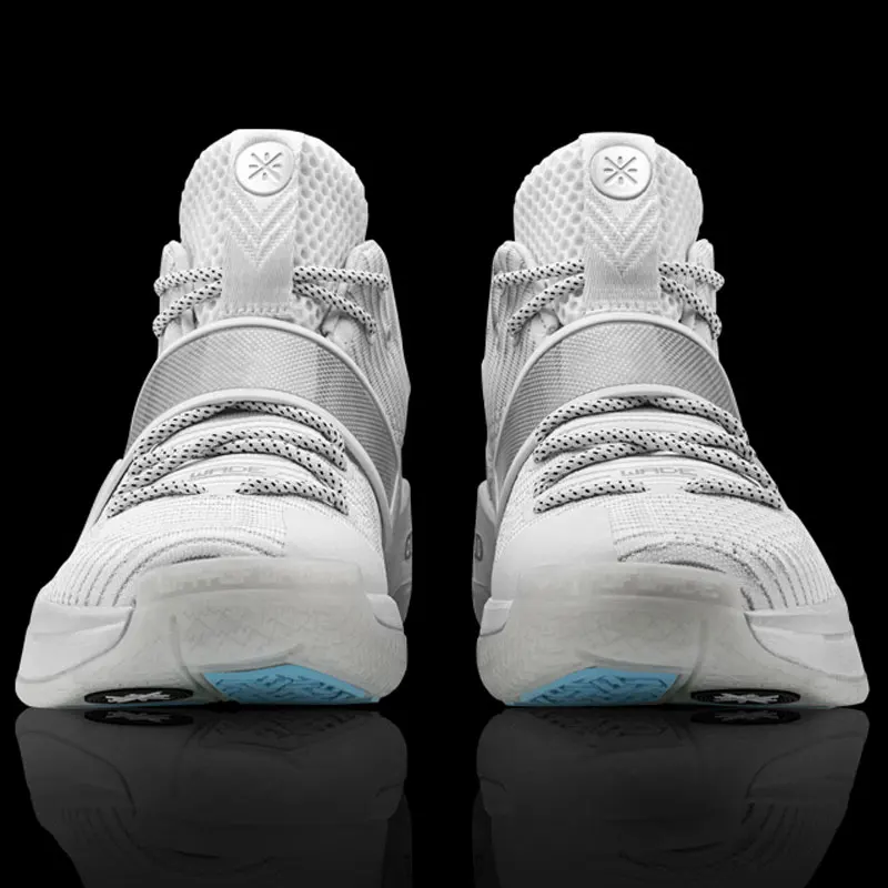 Li Ning Для мужчин WOW 6 белое горячее баскетбольная спортивная обувь кроссовки с