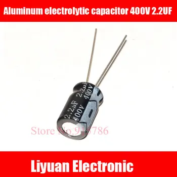 

20pcs/lot Electrolytic Capacitors 400V 2.2UF 8X12.5MM Aluminum Electrolytic Capacitor 400V/2.2UF
