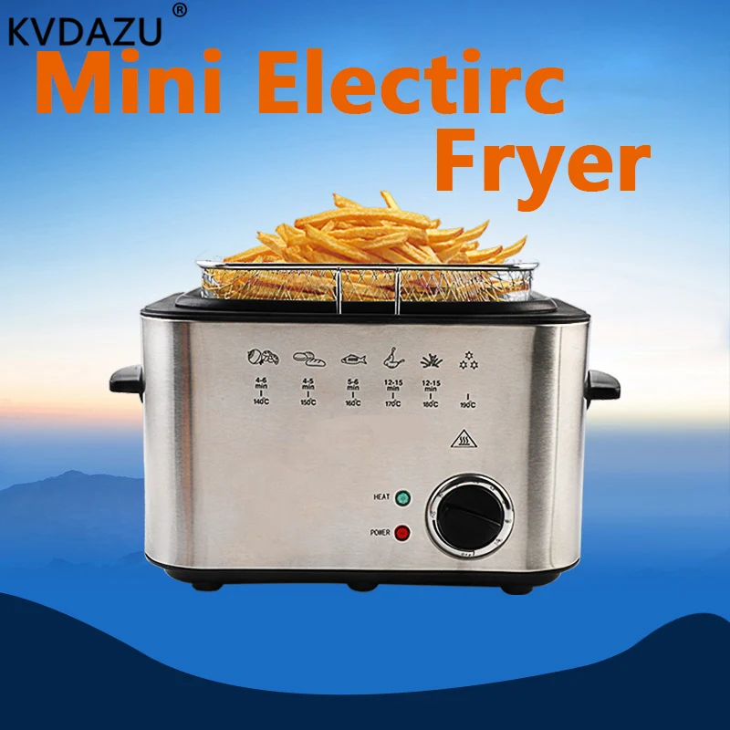 

Electric oil fryer multifunctional household smokeless Deep fryers oil frying machine oven French fries Grill Chicken Fish pot