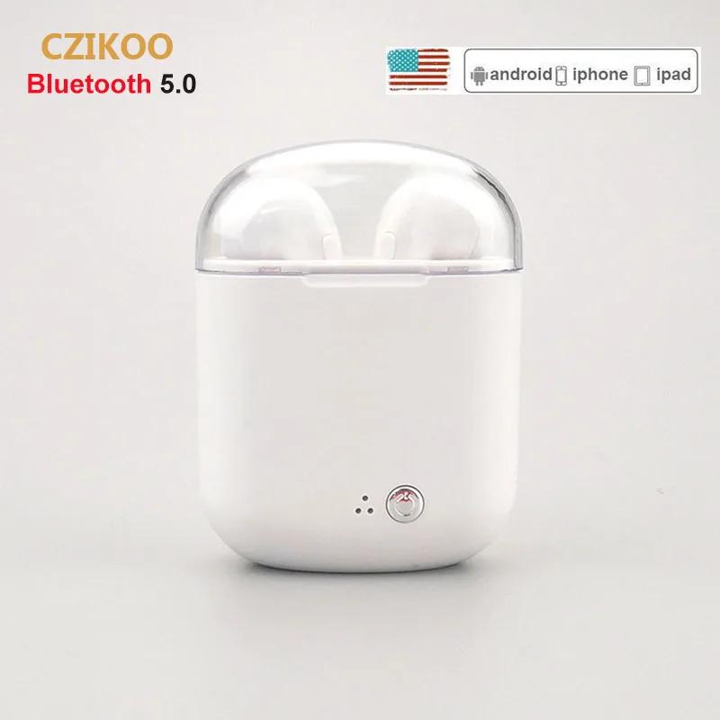

i7s TWS Double Mini Wireless Bluetooth Earphone Earbuds With Charging Box For Android Iphone pk i9s tws i10 tws i12 tws i11