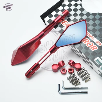 

Moto GT TOMOK Aluminum CNC Motorcycle Side Mirror Rearview Accessories Case for Honda CBR600RR CBR900RR HORNET CB600F