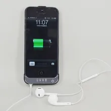 10 шт./лот Высокое качество для iphone 5 5s 2200 мАч перезаряжаемый Внешний чехол-аккумулятор для Apple iphone 5/iphone 5 S