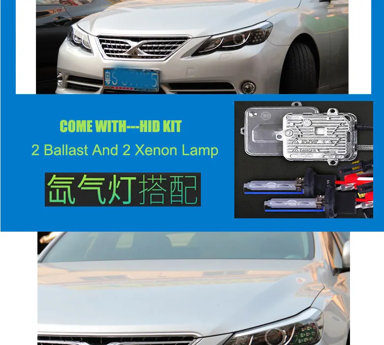 DY_L Автомобиль Стайлинг фара для Toyota eliz 2010-2013 светодиодный фары DRL H7/D2H HID Xenon Биксеноновые линзы