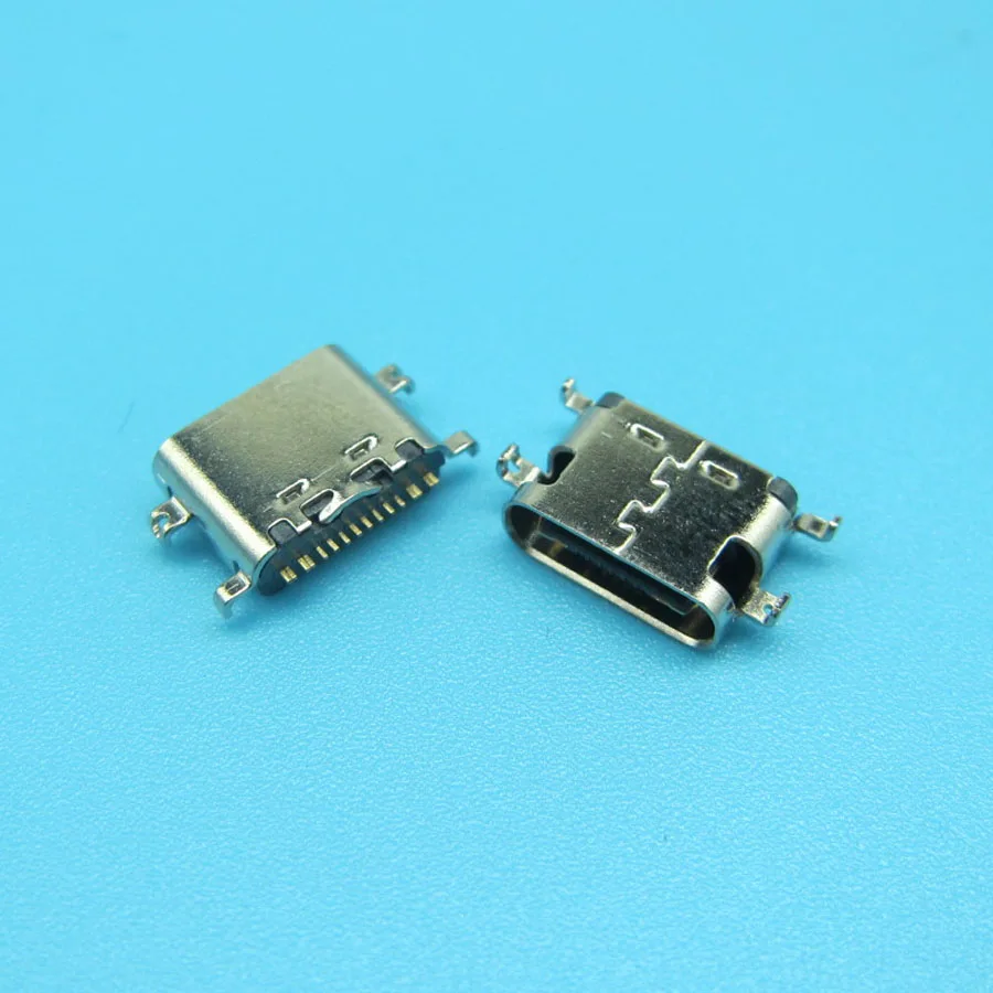 Разъем USB 3 1 Type C 2 шт. 16 контактный гнездовой разъем SMT Tab версии для Ulefone Power 5 MTK6763
