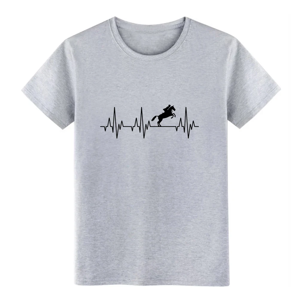 نبضات الخيول ركوب تسخير سباق الفروسية t قميص الرجال مصمم قصيرة الأكمام يا الرقبة الزي فضفاض أصيلة الربيع التي شيرت