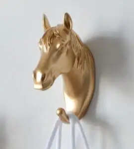 

Golden horse sheep animal head horse Elephant coat hat hook wall decoration resin zebra home deer cculpture statue