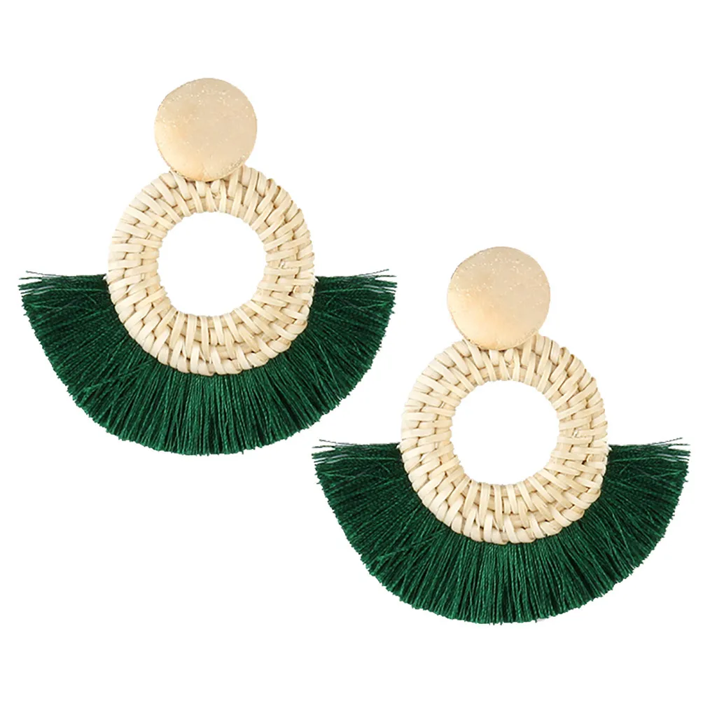Diomedes Bohemian Statement Hot Sale Tassel Simple Light Cute New Girl&amplady Dangle Irregular Modern Jewelry Y606 | Украшения и