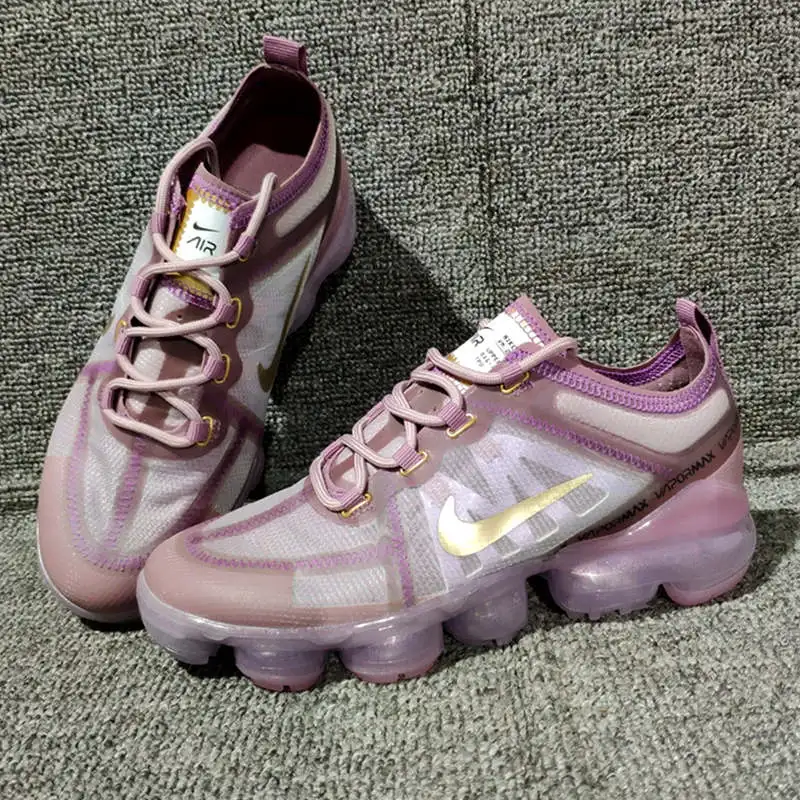 

Original New Arrival Authentic NIKE AIR VAPORMAX 2019 Women Breathable Running Shoes Triple Black Outdoor Sneakers