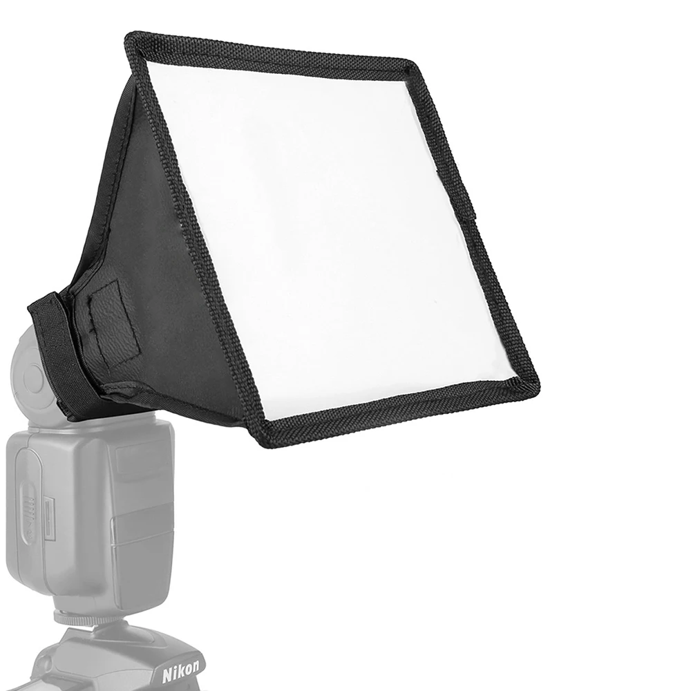 

15x17cm Softbox Reflector Flash Diffuser Foldable Mini Photography Accessories Soft Box Kit Studio Light For Canon Sony Camera
