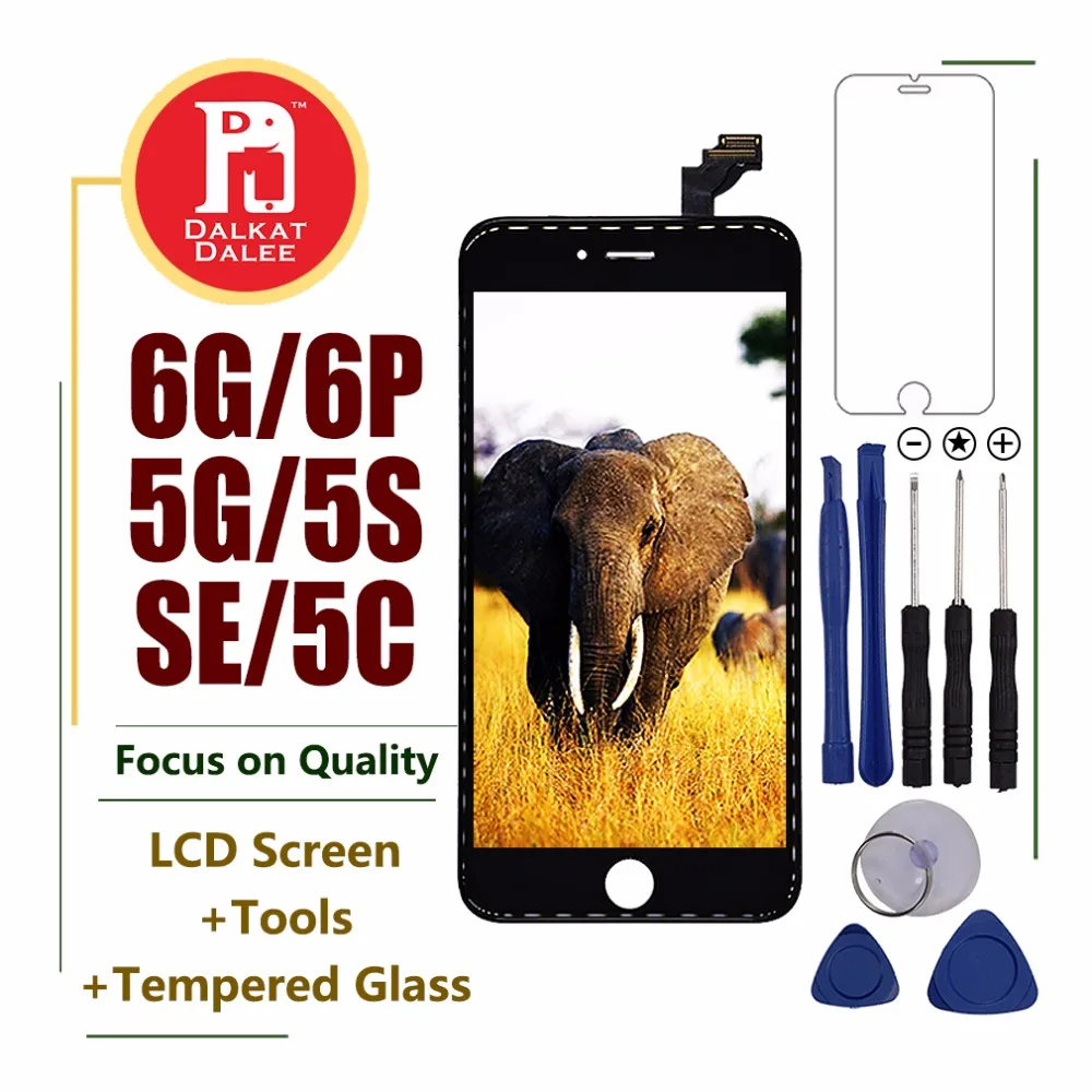1 шт абсолютно новый AAA + LCD для Apple iPhone 5 5C 5S SE 6 Plus дисплей сенсорный