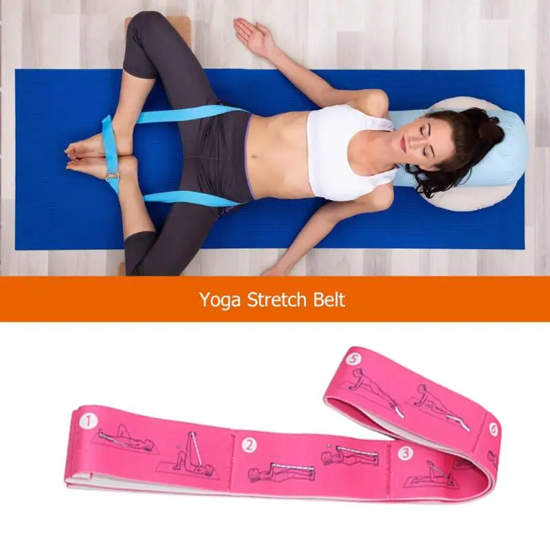 8 Grid Digital Position Elastic Fitness Band Yoga Latin Dance Stretch Belts Rubber Loop Elastic band for training  Fitness