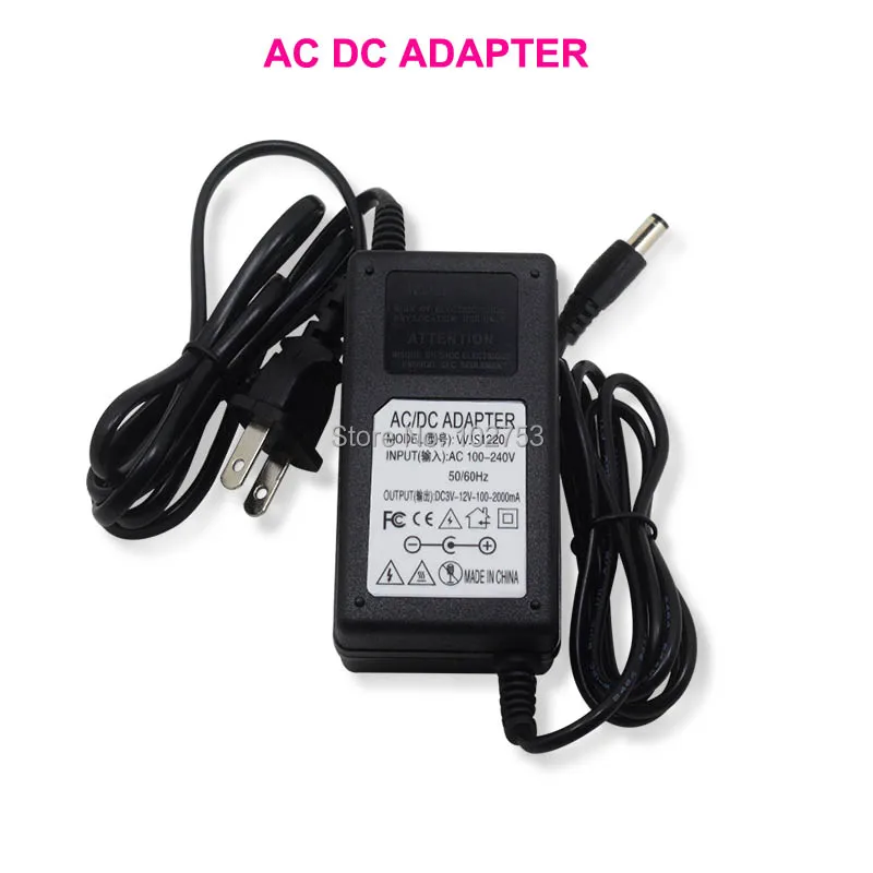 

Constant 2 amp power supply Free Shipping 1pcs desktop AC 100-240V transformer, adjustable voltage from 3 volt to 12 volt adapte