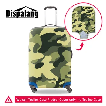 

Cool 3D Camo Print Travel Protective Luggage Cover Elastic Suitcase Cover Waterproof For 18-30 inch Case Mens Travel Accessories