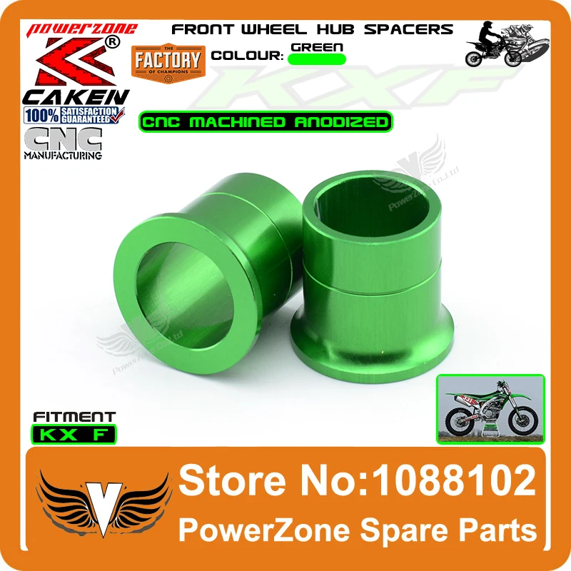 CNC Заготовка переднего колеса Ступицы Распорки подходит KX125 KX250 06 08 KXF250 KXF450 14