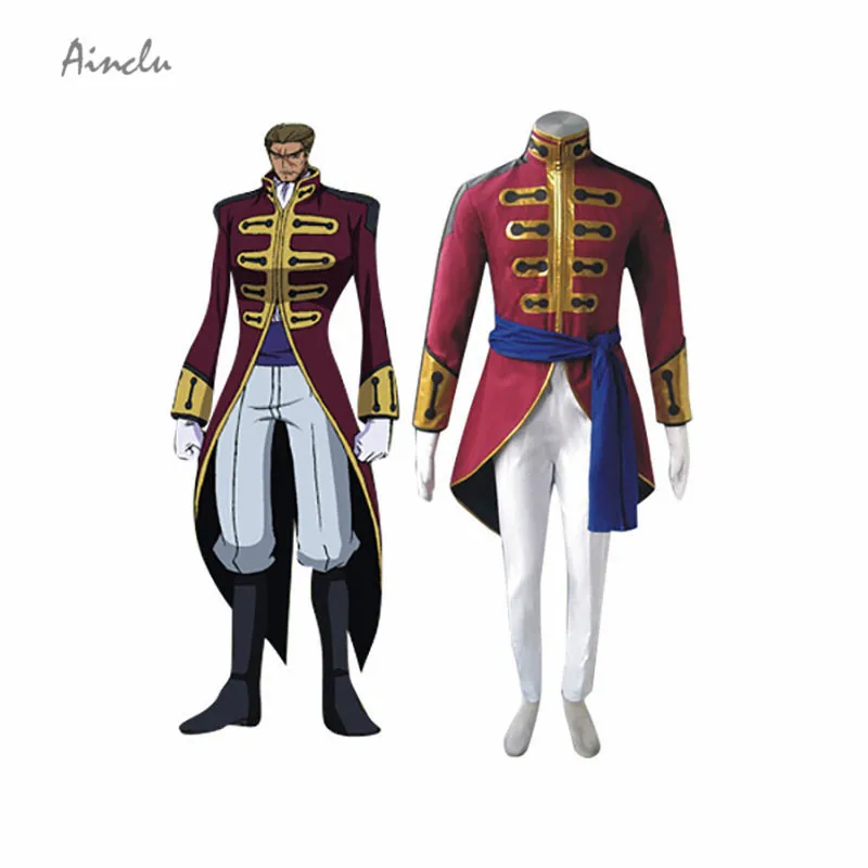 

Ainclu, бесплатная доставка, кодовый мужской косплей-костюм Geass UK