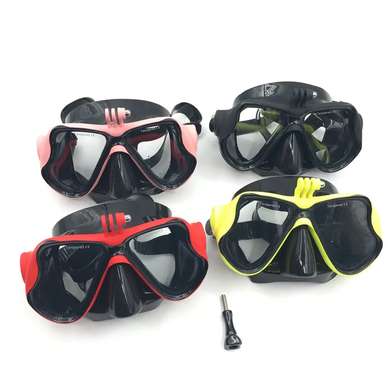 Маска для дайвинга для Gopro Водонепроницаемый аксессуары для подводной съемки Стекло маска для дайвинга для спортивной экшн-камеры Go Pro Hero 5/4/3+/3/2/1/SJ4000/спортивной экшн-камеры Xiaomi yi
