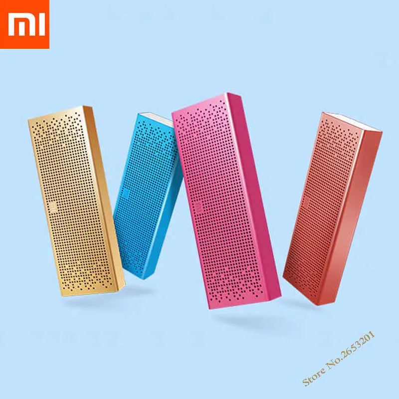 

Global Version Xiaomi Bluetooth Speaker Aluminum Alloy Case Support Hands-free Calling Speaker Bluetooth 4.0 Version 3 Color