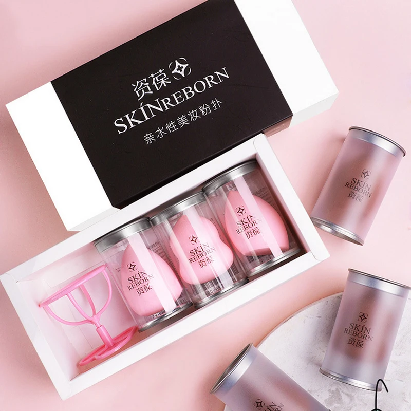 

Cosmetic Sponge Cosmetic Tool Water Drops Cut Face Cosmetic Eggs for Dry and Wet Dual Use