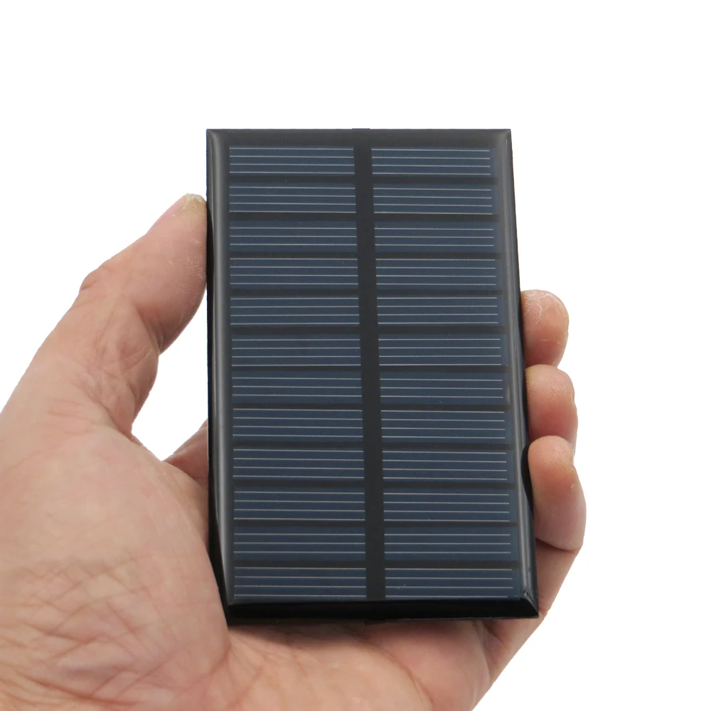 6V 100mA 0,6 Вт 0,5 Панели солнечные Стандартный эпоксидный поликристаллический кремний DIY батарея заряд энергии Модуль Мини Солнечная батарея игрушка