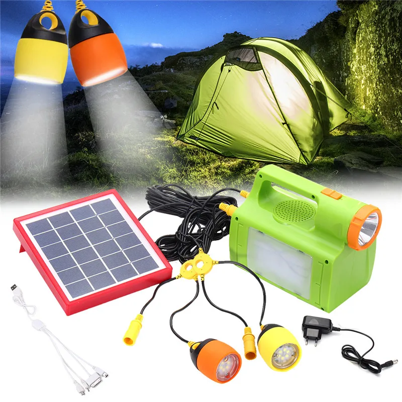 

USB Solar Power LED Bulb Lamp Outdoor Portable Hanging Lighting Camp Tent Light Fishing Lantern Emergency LED Flashlight
