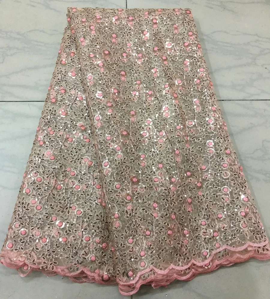 

2016 new Embroidery designs polyester lace high quality african Tulle lace. latest nigerian french lace fabric 5yd/lot.ML300