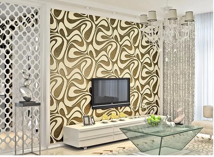 3D фоне обоев украшения современный минималистский личность полоса нетканые обои спальня гостиная Papel де сравнить