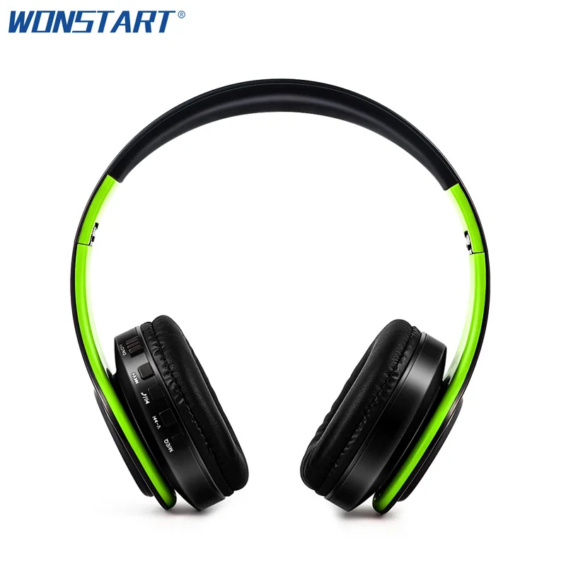Wonstart Wireless Auriculares Bluetooth Headphones Earphone Headset FM TF Handsfree With Mic for ios Android font