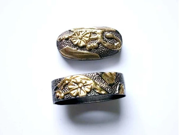 Аксессуары для японского самурайского меча Katana аксессуары Fuchi и Kashira мечей с