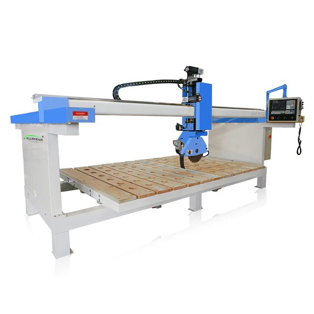 cnc stone working center granite bridge 