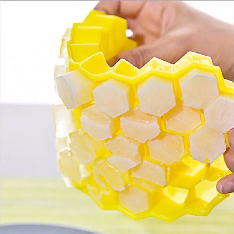 

11 Patterns Ice Cube Eco-Friendly Cavity Silicone Tray Mini Ice Cubes Small Fruits Mold Ice Maker Honeycomb Shape Models