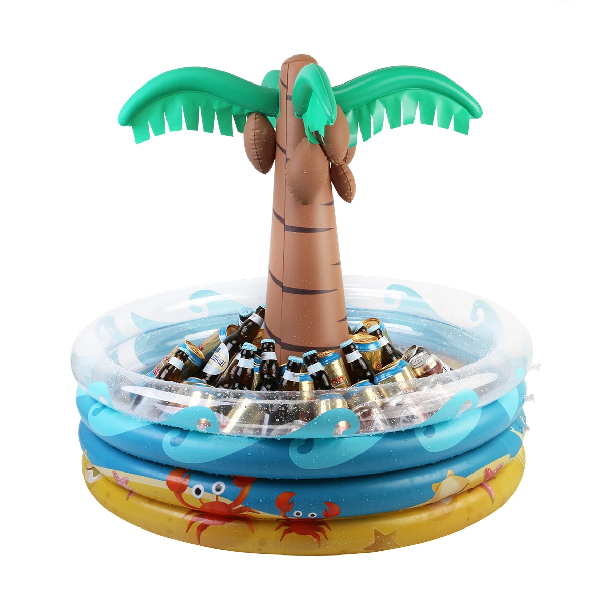 Palm Tree Inflatable Cooler Ice Bucket for Party 90cm*78cm Water Pool