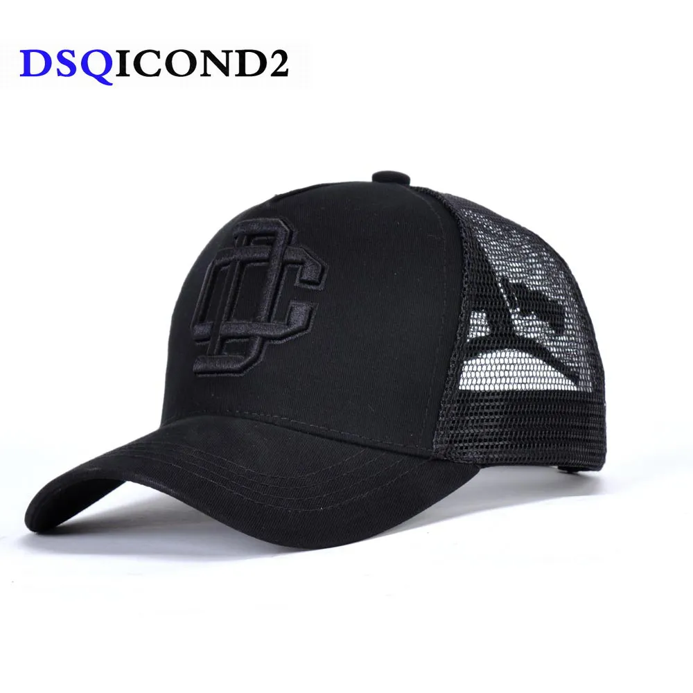 

DSQICOND2 Letter DSQ Summer Mesh Quick-drying Cap Men Baseball Cap Daddy Hats Baseball Caps Women Snapback Fashion Cap Sun Hat