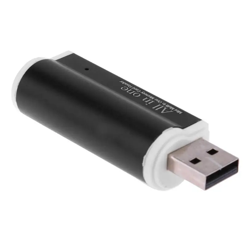 USB2.0 4 в 1 мульти считыватель карт памяти из алюминиевого сплава кардридер s для SD/SDHC/Mini SD/MMC/TF карт/MS