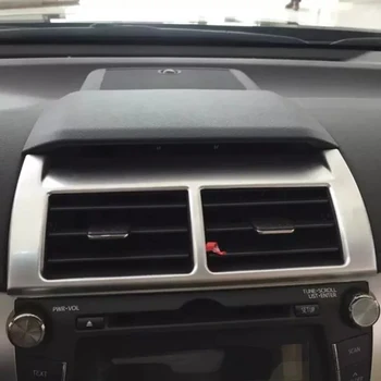

For Toyota Camry 2015 2016 2017 ABS Matte Car conditioner air Outlet decoration Accessories Cover Trim sticker Car styling 3PCS