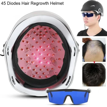 

Laser Therapy Hair Regrowth Helmet Device 45Diodes Laser Treatment Anti Hair Loss Promote Hair Growth Laser Caps Massage Device