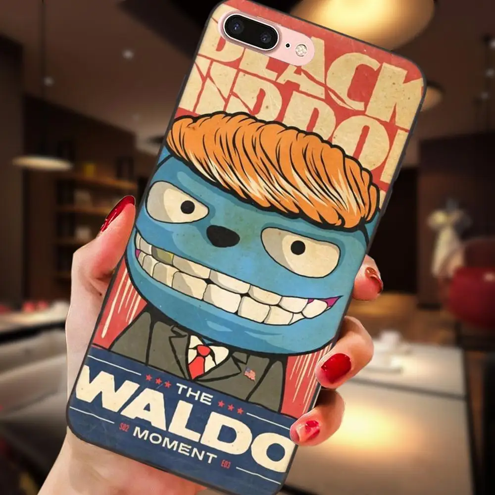 Черное зеркало в Waldo настоящий момент милый чехол для телефона Xiaomi Redmi Note 2 3 4 4A 4X5 5A
