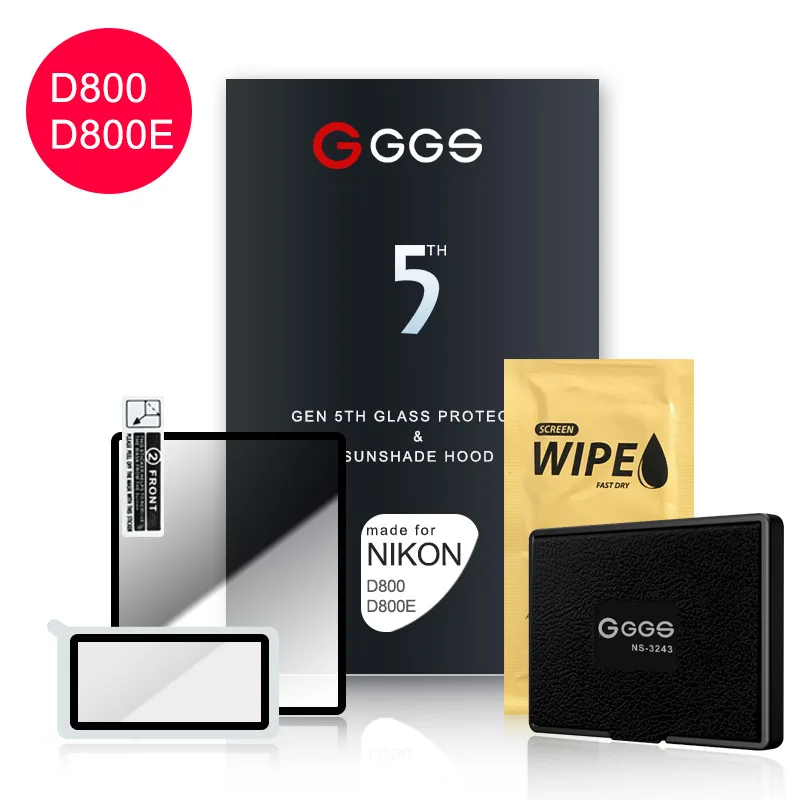 GGS Fifth Generation для NIKON D800 800E LARMOR защитная пленка экрана металлическая рамка