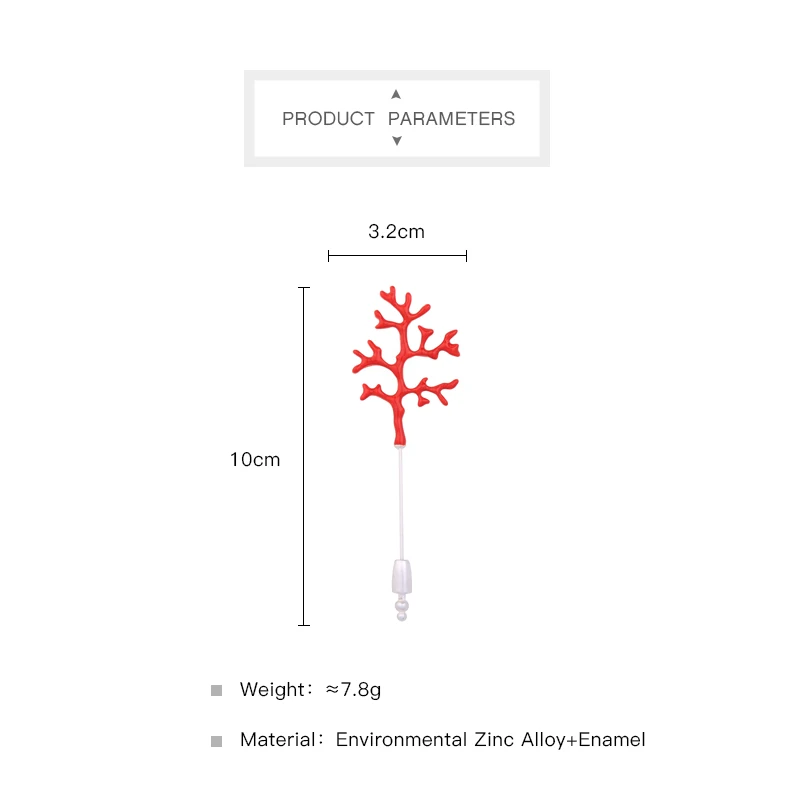 Бренд Kiss Me красный коралловый значок дизайн эмалированная брошь из сплава женские аксессуары