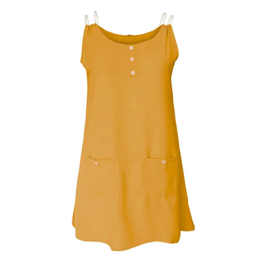 2019  fashion women's sexy summer sleeveless openwork beach dress long casual mini beach dress cotton sexy dress cover up 40J3 (22)