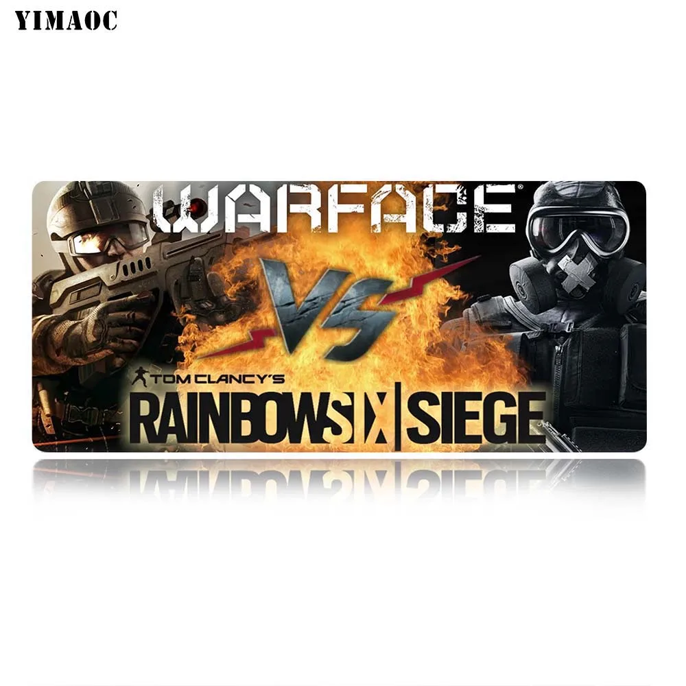 YIMAOC коврик для мыши Warface 40x90 см компьютерная мышь Коврик противоскользящий натуральный каучук игровой коврик для мыши