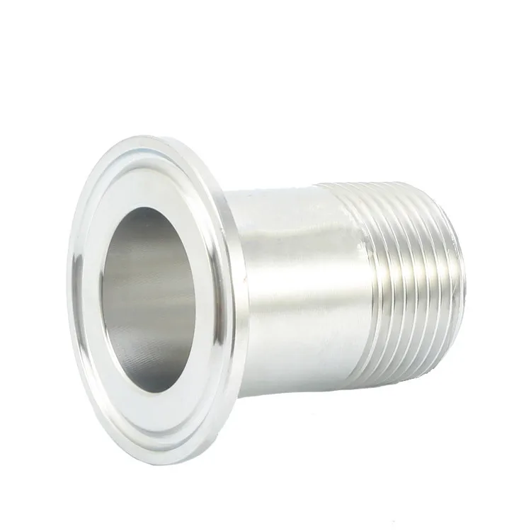 

Multi Specification 304 Hygienic Fast-loading Outer Wire Joint Fast-loading Hoop-type Outer Thread Vacuum Joint Chuc