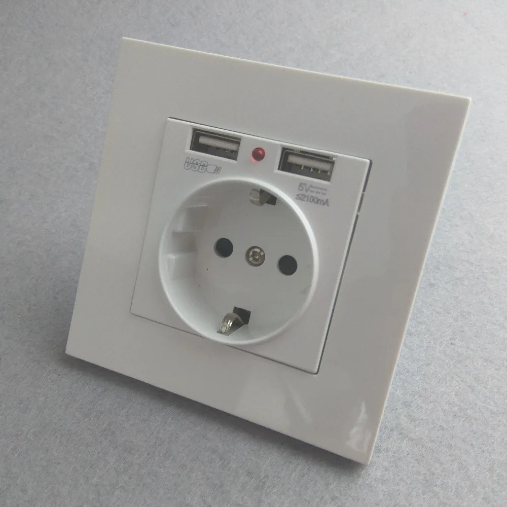 Buy 1x German Type F (CEE 7/4) Wall Socket Outlet with