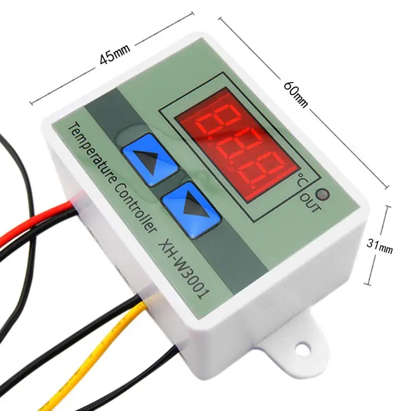 12 В в/120 Вт цифровой 10A термостат контроль температуры ler контроль температуры переключатель-50 ~ 110 градусов с водостойким датчиком NTC