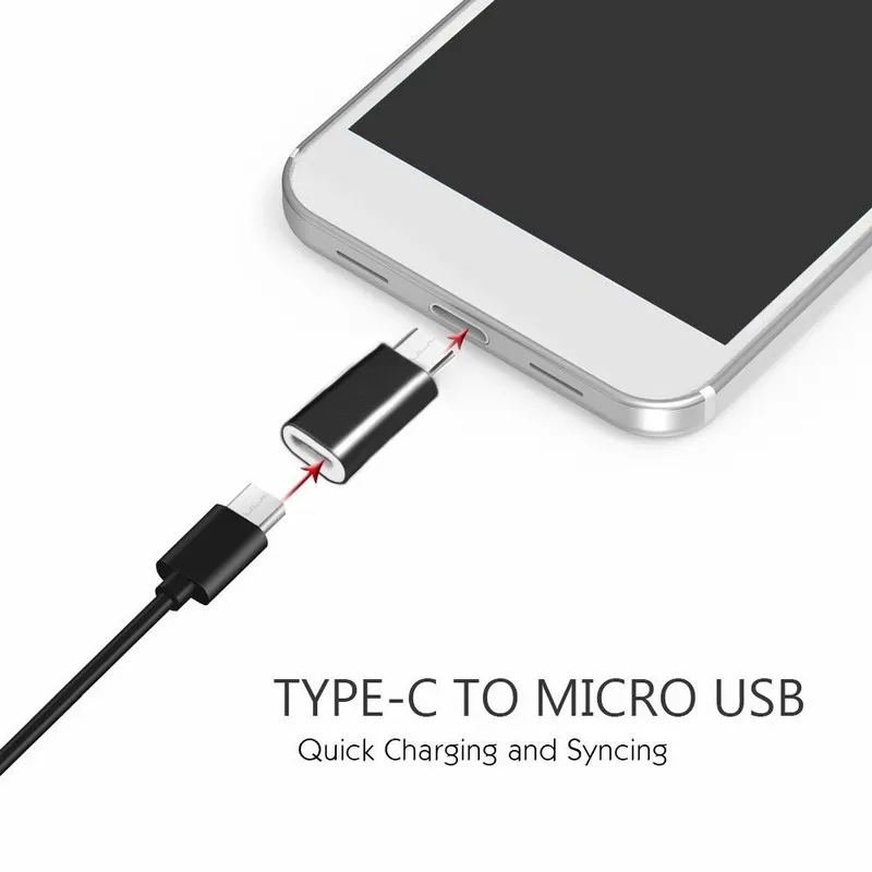 Ascromy-3PCS-USB-C-Adapter-for-LG-V20-Huawei-P9-Microsoft-Lumia-950-HTC-Bolt-ZTE-Axon-7-BLU-Pure-XR-Aluminum-Black-USBC-Adaptor-1 (4)