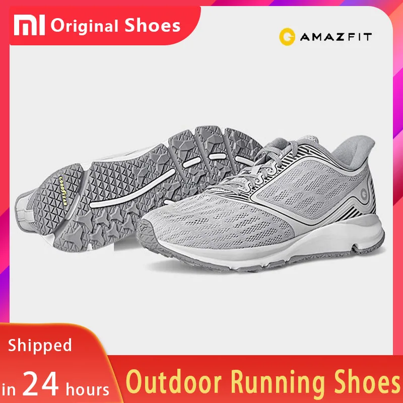 

In Stock Original Xiaomi Amazfit Light Outdoor Running Shoes Support Smart Chip Shock Absorption Sneaker Men Women PK Mijia 2