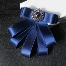 Повседневный мужской воротник унисекс многослойное платье со стразами рубашка мужские банты банк отель профессиональный лук галстук