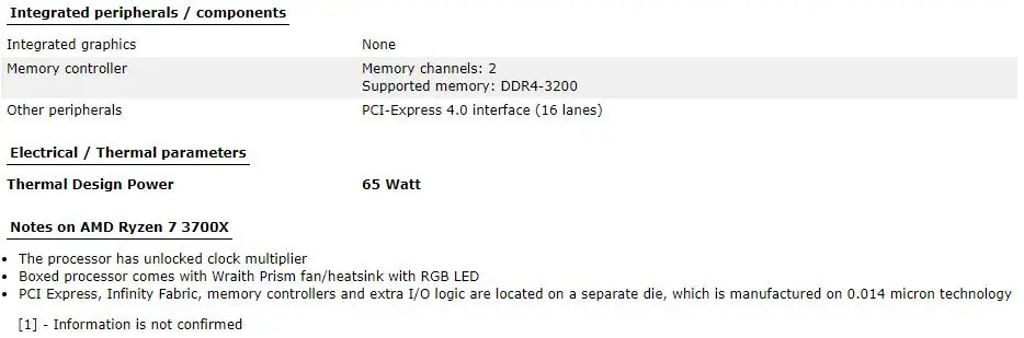 Новый процессор amd ryzen 7 3700X3 6 GHz 8 Core 16 Thread 65W 3 го поколения Ryzen сокет AM4 Настольный